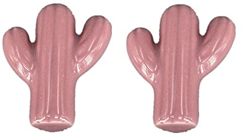 Kommodenknöpfe Griffe Fürs Kinderzimmer 4Pcs Kinderschrank Knöpfe Und Griffe Rosa Kaktusform Kommode Schublade Zieht Für Schlafzimmer Bad Möbel Küche