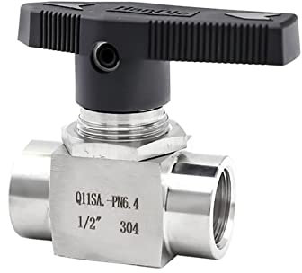 lin 1 stücke 1/81/4 3/81/2 Zoll weiblich BSP NPT SS304 316 Küchenrohr Handhabungsschalter Ölgaskompressorventile Kugelhahn Going (Specification : 1/2inch, Thread Type : BSPP)