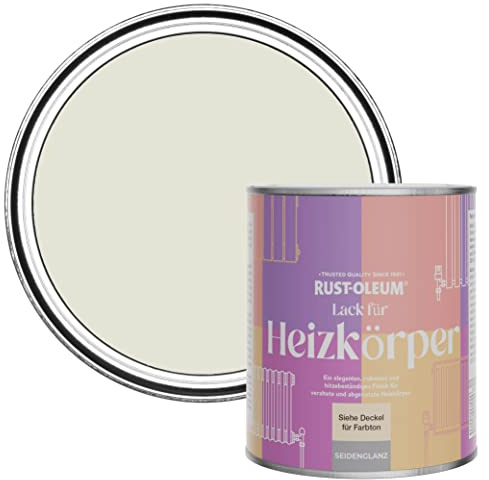 Rust-Oleum Peinture Beige Résistante à la chaleur pour Radiateur, Finition Satinée - Ciment 750ml