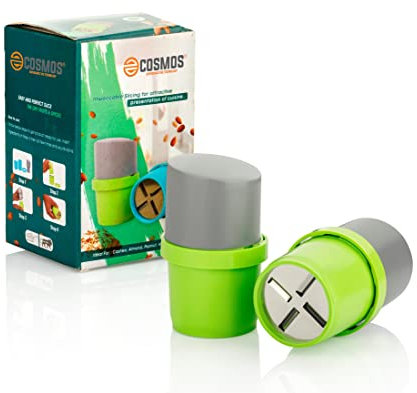 E-COSMOS Dry Fruit Cutter, Slicer, Grinder, Chocolate Cutter and Butter Slicer with 3 in 1 Blade – Almonds, Cashews- Color May Vary (Pack of 1)