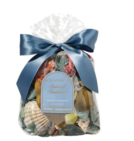 Aromatique, Sunkissed Sandalwood, Scented Decorative Potpourri Bag of Fragrant Bowl Filler for Home and Office, Perfect for Bridal Showers, Holidays, Decorative Bowls, Fragrance