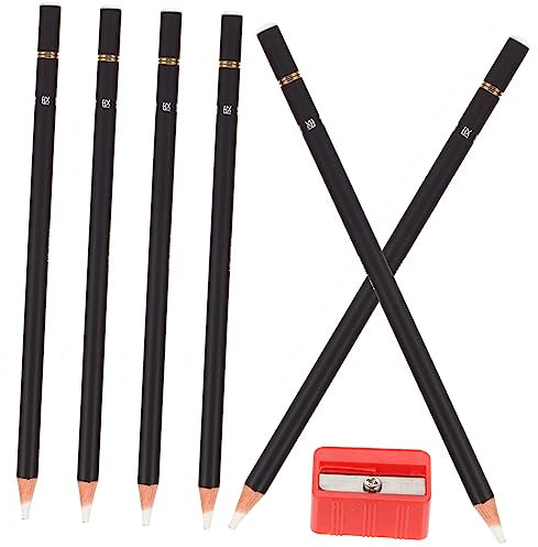 NUOBESTY 6St Stift Radiergummi radierer stift radierstifte eraser pen Gummistift malen Malradierer für Künstler Skizzengummistift Radierstift für die Schule Stiftstil Bleistift Zubehör Holz