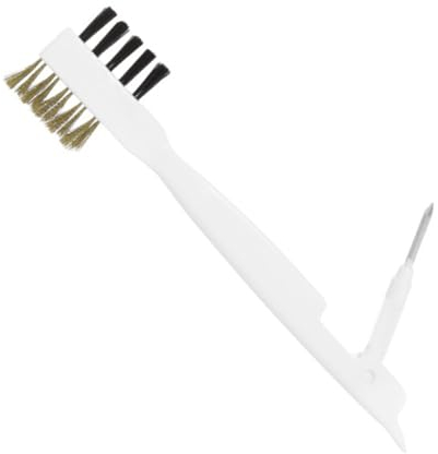 Generic Gas Stove Cleaning Brush Groove Cleaning Brush Cleaning Scrubber Gas Stove Scrub Brush Sink Scrubber Cooktop Dish Copper Wire Ceramic Tile White Kitchenware