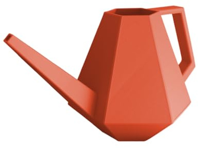 Petit Arrosoir Plantes d'Intérieur | The Watering Can Gazzaladra Design | Shapes - Decorations | PLA Recyclé Biodégradable | Ergonomique Moderne Écologique (Terre Cuite, 1,0 Litre)