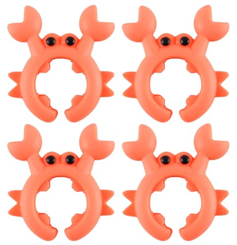 Enwye Il Porta-cucchiai a Forma di Granchio da 4 Pezzi è Comodo per Contenere cucchiai, spatole e Altri Utensili, Adatto alla Maggior Parte degli Utensili da Cucina.
