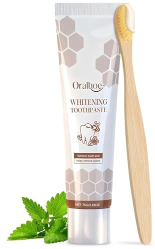 Zahnpasta ohne Fluorid, Natürliche Zahncrem, 75ml Zahnpasta mit Propolis, Fluoridfrei, Zahncreme Complete Care, Whitening Zahnpastas, Natürlich Weiße Zähne für Empfindliche Zähne und Aufhellung