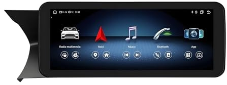 Tablet per auto Autoradio GPS Carplay Android da 10,25 per Mercedes per Classe C W204 2011-14 NTG4.5