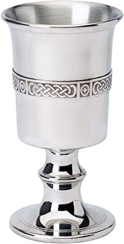 I LUV LTD 370ml Kelch mit Keltischem Streifen Aus Zinn