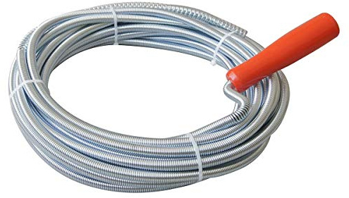 KATSU Rohrreinigungswelle 10m x 9mm Rohrreinigungsspirale Rohrreiniger Abflussspirale für die Reinigung von Küchenspülen und Rohren 318710