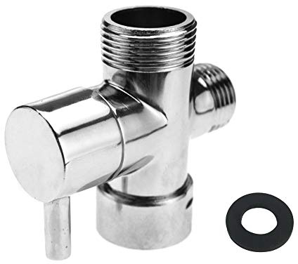 OTOTEC Inverseur Douche T-Adaptateur Argent 3/4 1/2 BSP en Laiton Massif pour Robinet Tête