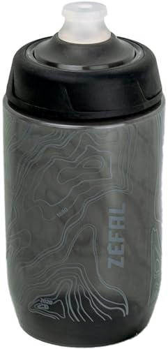 ZEFAL Sense Pro 50 - Borraccia per bicicletta 500 ML - Borraccia Bici per qualsiasi tipo di telaio - strada, montagna, sterrato, enduro, ATV - Borraccia inodore - Senza BPA - Nero