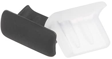 sourcing map 20pcs Silicone Mini USB Cap Port Cover Anti Dust Protector 7mmx2mm Black Clear