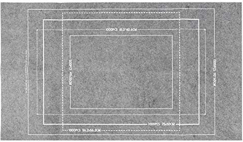 lyrlody Puzzle Rollmatte, Puzzle Aufbewahrung Puzzle Saver Puzzle Roll Aufbewahrung Filzmatte Faltbare Puzzlematte Puzzlematte für Puzzlezubehör Grau