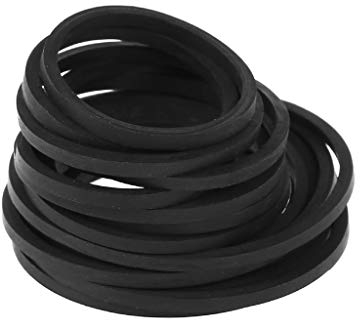 BAIRU 20 Stück Blockflöten-Gummiriemen, 40–145 mm Flachriemen für Elektronische Geräte (z.B. Recorder, CD-ROM, DVD, Walkman)