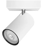PHILIPS myLiving Kosipo Deckenspot (5,5 W), elegante Deckenleuchte mit einem flexiblen Spot, GU10 Leuchte ohne Leuchtmittel, weiß