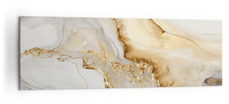 Quadro su Tela 160x50cm Stampe da Parete Marmo Fascino Elegante Grandi XXL Decorazione Murale Camera da Letto Cucina 1 pezzo Quadri Moderni Soggiorno Grafica Immagini Wall Art Canvas AB160x50-5730