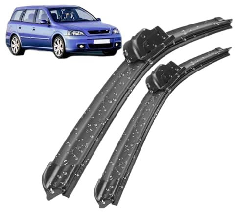 YUEGOO Auto Scheibenwischer Set für Opel Astra G 1998-2005 20+19, Frontscheibe Scheibenwischerblätter Vorne und Hinten Auto Wischerblätter Ersatz Zubehör