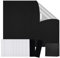 Alnicov Stores occultants Portables Rideaux de Balcon sans poinçon 150 x 200 cm Rideaux Noirs avec Bande Auto-agrippante pour Chambre à Coucher, Voyage, Camping-Car (Noir)