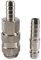 MEXEWORD 1 pcs EU Type Socket + Plug Raccord Pneumatique Norme Européenne Connecteur Rapide 6/8/10mm Tuyau Barb Coupleur Adaptateur for Compresseur d'air(10mm)