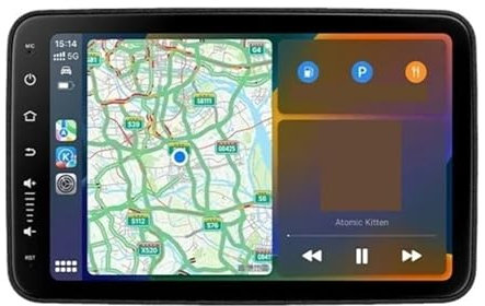 MZZYG Lecteur DVD de Voiture 2 + 32G 10.1 '' Moniteur D'appuie-tête De Voiture Tablette Écrans sans Fil Voiture Lecture Auto Siège Arrière Vidéo TV Lecteur FM Bluetooth HD Tactile(2G-32G-1P)