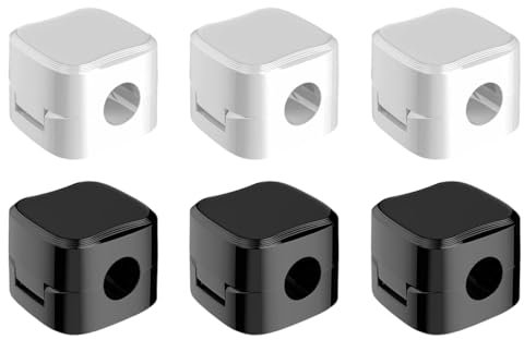 KGDUYC Clip fermacavi da parete per cavi elettrici Nascondi porta cavo di ricarica per telefono, porta caricabatterie con filo adesivo resistente per comodino, utensili da cucina (12 pezzi)