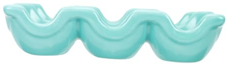 Amosfun Portauova Contenitore Decorativo per Frigorifero 6 Scomparti in Porcellana – Vassoio Portauova in Porcellana per Conservazione Uova, Organizzatore da Cucina per Uova Fresche