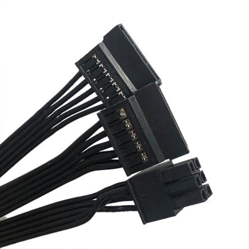 JINTAI Cable SATA 6 Pin a 3x15 para Seasonic Antec BTC Mining HDD Splitter | 18.7 Pulgadas