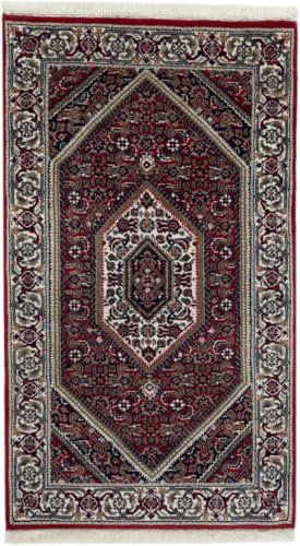 Nain Trading Indo Bidjar 73x124 Handgeknüpft Orientteppich Teppich Wolle Indien