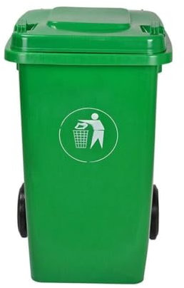 UCKYSU Poubelle Pédale Épaisse Avec Couvercle Poubelle Médicale Communautaire Plastique Grande Capacité Poubelle(100L)