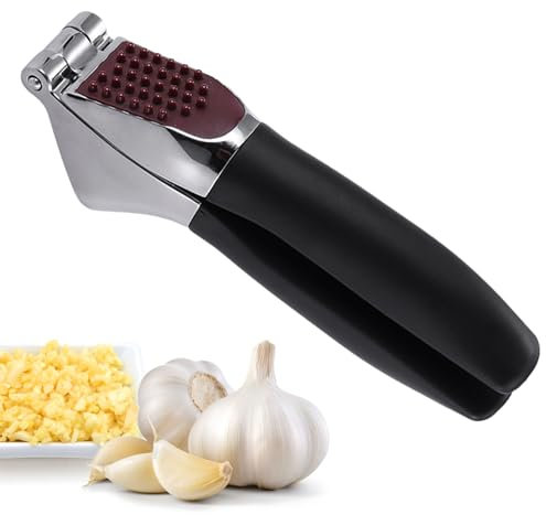 Presse-Ail Hachoir Multifonction - Presse-Ail Premium en Alliage de Zinc Anti-Rouille,Design Ergonomique et Nettoyage Facile Gadget de Cuisine pour Préparation Culinaire Précise