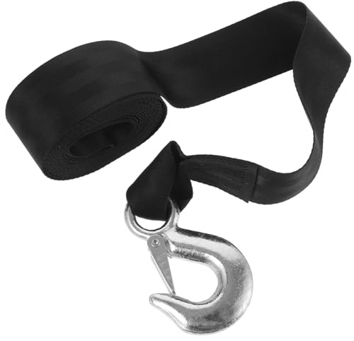 Zerodeko Cinghia Traino Auto Metri Fune Traino Ganci Per Rimorchi e Barche Cinghia Per Verricello Per Auto