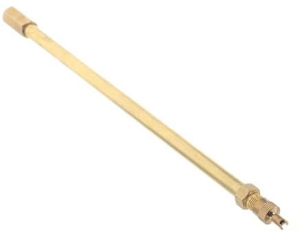 JECOMPRIS Ventilschaftverlängerungen aus Kupfer für Lkw und Motorradreifen Flexible Ventilverlängerung zur Reifendruckprüfung 200mm Goldfarben