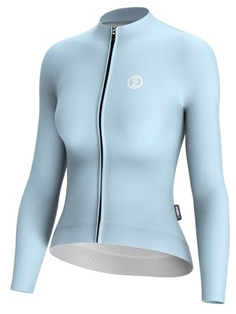INBIKE Damen Fahrradtrikot Langzarm Schnelltrockend Hohe Elastizität Atmungsaktivität und Komfort Frühling Sommer Herbst Fahrradbekleidung Trikot LAR250
