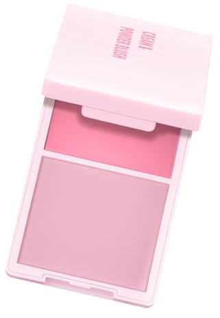 Colorete en crema y polvo 2 en 1 para crear maquillaje dimensional y de moda para mejillas, maquillaje contorneado, aplicación suave
