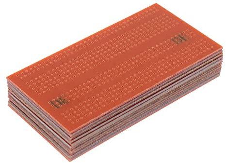 Amosfun 12pièces Plaques Circuit Imprimé Carte Circuits Simple Face Épaisse Fournitures Pour Projet Électronique Plaque Essai Électronique Pour Prototypage Et Soudure