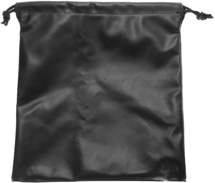 QUARKZMAN Borsa Per Cuffie, Borsa Porta Cuffie, Borsa Da Viaggio Portatile Per Protezione E Conservazione Cuffie, Borsa Morbida Con Cordino In Pelle PU Per La Classe, Nero, L