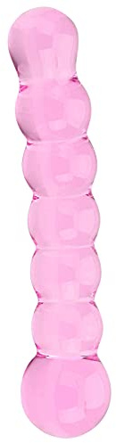 Spectrum Ribbed Glass Dildo