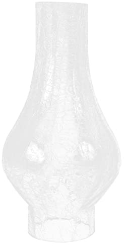 Uonlytech Zylinder Lampenglas Vesta Schirm Petroschirm Glasschirm Öllampe Glaszylinder Lampenschirm Glas Ersatzschirm Ersatzglas Lampenabdeckung für Öllampe Wandlampe Petroleumlampe Transparent