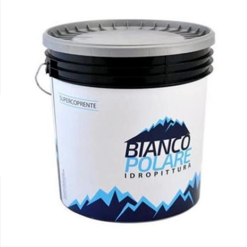 Bianco Polare Pittura Traspirante Per Interni Tempera Idropittura Murale Bianca 14 Lt