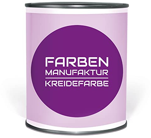 Farben Manufaktur Kreidefarbe Shabby Chic Holz Vintage Chalk Holzfarbe Möbelfarbe RAL 0,1L 0,75L, Farbe: ca. RAL 1021 Rapsgelb, Größe: 0,75L