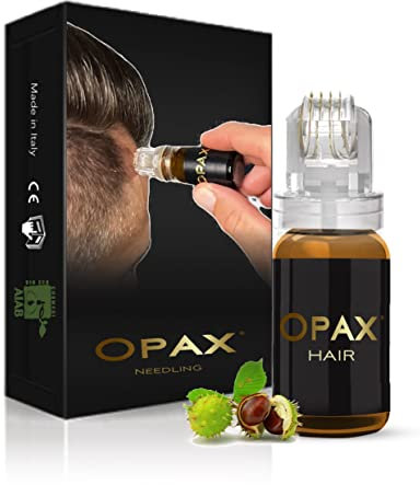 Dermaroller Capelli | Siero Stimolante Per la Crescita dei Capelli, Trattamento per la Crescita Barba Uomo, Contiene: Dermaroller 0.5mm e Fiala Attivatore Crescita (1 x 10ml)