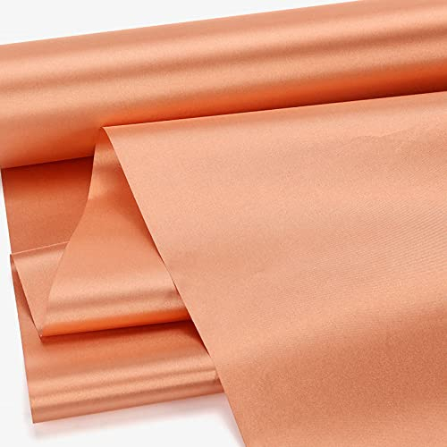 RF-Abschirmgewebe RFID-Strahlungsabschirmung RF-Signalblockierendes Material Blockiert RF-Signale Anti-Strahlung Abschirmung Stoff für Tasche/Geräteabdeckung Strahlung Computer,gold-3m