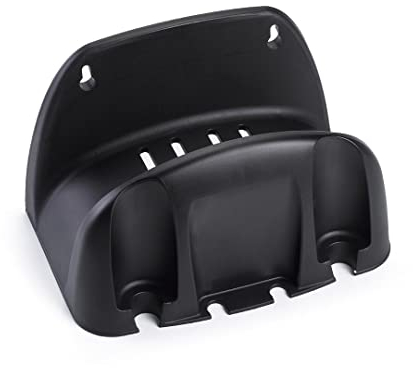 CABLEPELADO Soporte para Manguera jardín plastico, Colgador de Manguera de jardín, Porta mangueras para Pared, Organizador Manguera jardín, 25 cm Ancho X 15 cm Alto X 13 cm Fondo, Universal (Negro)