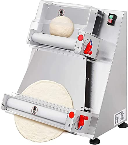 MOLVUS, 370 W Pizza-Teigroller, automatisch, kommerzieller Teigblatt, Haushalts-Pizzateig-Werkzeuge