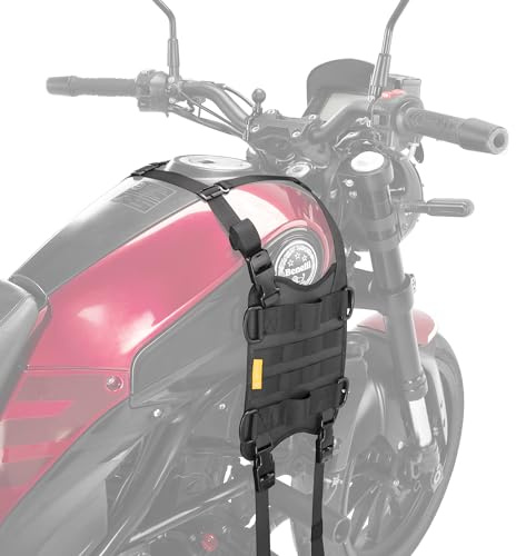 ARMOURAIN Support de Montage Auxiliaire Gauche et Droit pour Réservoir de Motor pour Stockage, Adapté à la Sacoche du Réservoir de Carburant de la Moto Sacoche