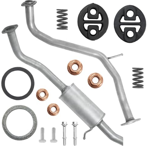 Polmo Schalldämpferset Auspuffanlage Auspuff für Auris 1 I E150 Schrägheck 2006-09/2012 2.0 D-4D