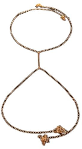 Körperkette Zubehör Sicherheitsgurt Körperkette Sexy Metall Brust Frauen Geschenk Körperschmuck Halskette BH-Kette Bikini Strand Geometrisch (2) (2) (2)