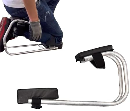 Generisch Knee Seat for Gardening, Kniesitz für die Gartenarbeit, Garten-Kniesitz, Kniesitz für den Garten mit einem Bein, tragbarer, Leichter Gartensitz, ergonomischer Knieschutz und Knöchelstütze