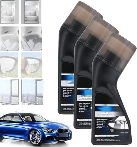 LXYDJPW Magic Gem Coated Glass, Micromolecular Anti-Fog Coating Agent for Wipers, Car Anti-Fog Agent with Applicator, for Car Windshields, Windows