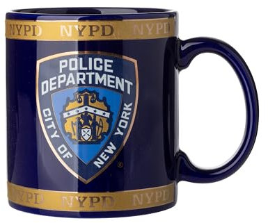 Artisan Owl NYPD Officially Licensed New York Police Department Jumbo Mug - Perfect for Coffee Lovers (Navy Blue)
